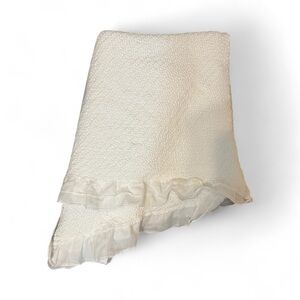 INUP HOME Made In Portugal Cotton
Ruffle Coverlet